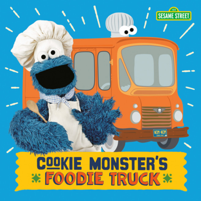 (英文圖書)Cookie Monster's Foodie Truck (Sesame Street) Board Books, Random House Books for Youn..., 英文, 硬頁書