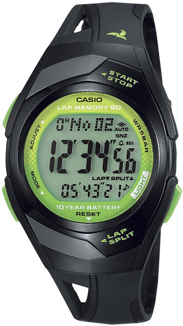 CASIO 卡西歐 男款60圈記憶5Bar防水運動手錶 STR-300J-1AJH