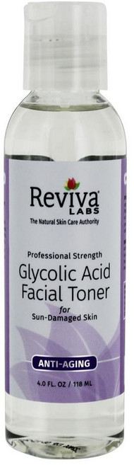 Reviva LABS 甘醇酸臉部化妝水, 1個, 118ml