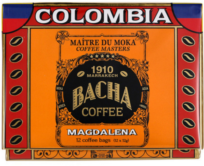 BACHACOFFEE 馬格達萊納濾掛咖啡禮盒, 1盒, 12包, 12g