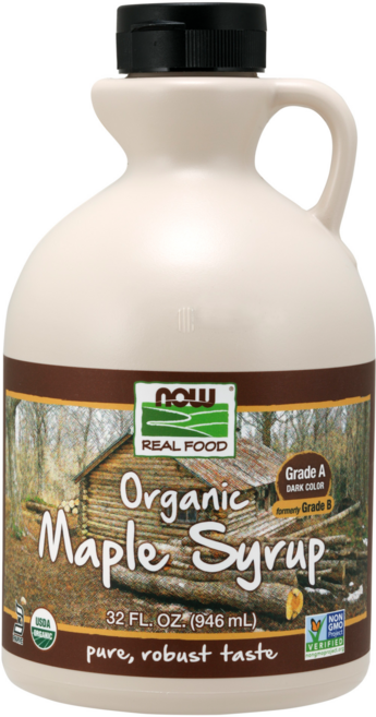 NOW Foods 楓糖漿, 1瓶, 946ml