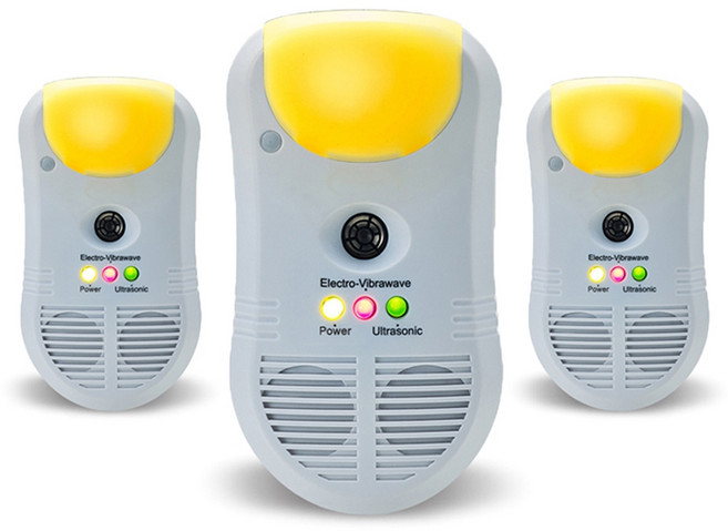 DigiMax UP-11T 強效三合一超音波驅鼠器 (三入組) 適用50坪, 詳見包裝, 詳見包裝