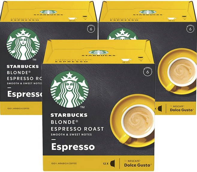 STARBUCKS 星巴克 雀巢多趣酷思順滑香甜濃縮咖啡膠囊