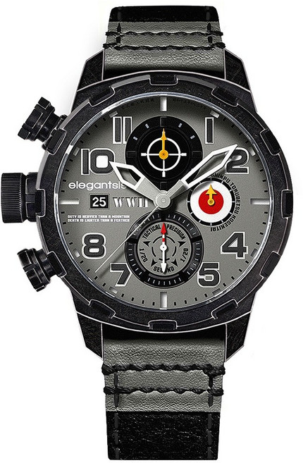 elegantsis 愛樂時 二戰日本 JF48WWII 收藏家腕錶(ELJF48QS-6B05LC)