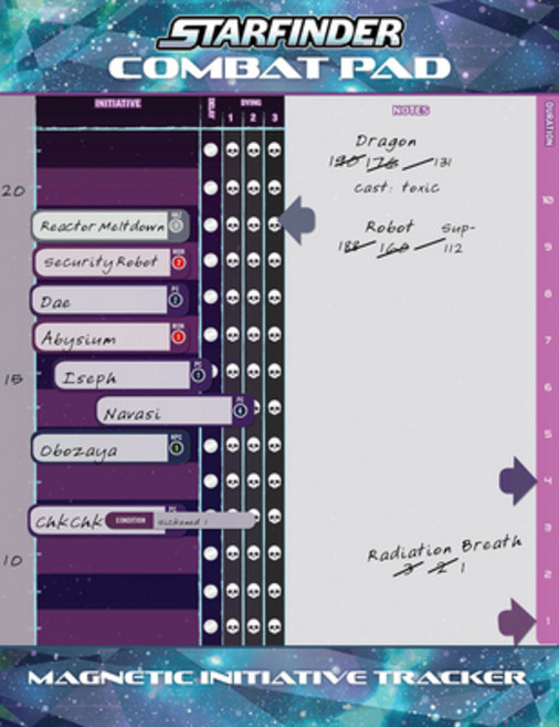 (英文圖書) Starfinder Combat Pad (S2) 精裝版, Paizo Inc., 英文