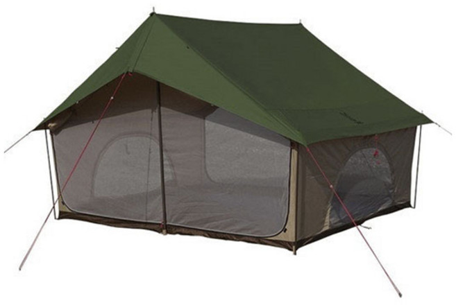 DOPPELGANGEROUTDOOR 屋型帳篷, 卡其色
