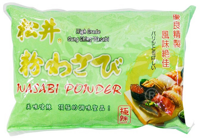 松井 極辣山葵粉 - 嗆辣哇沙米 日式料理必備 提鮮去腥, 300g, 2包