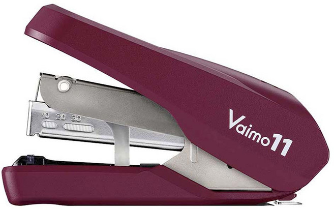MAX 美克司 Vaimo11 Flarme訂書機 HD-11FNL, 1個, 紅色
