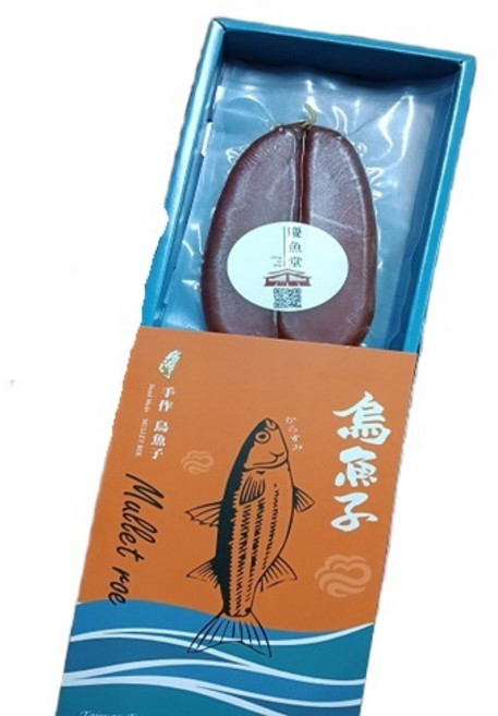慶魚堂 東港野生烏魚子 (整片真空包裝), 紅色, 1個