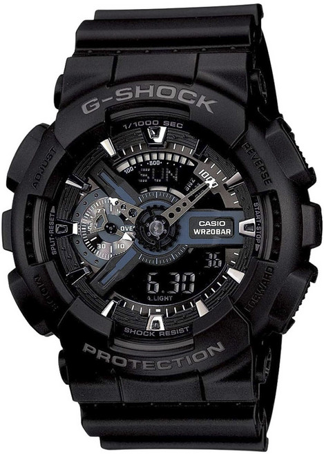 CASIO 卡西歐 G-SHOCK WR 20Bar防震男款運動腕錶 GA-110-1BJF