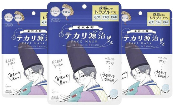 KOSE 高絲 光映透源治控油平衡面膜, 3個, 7入