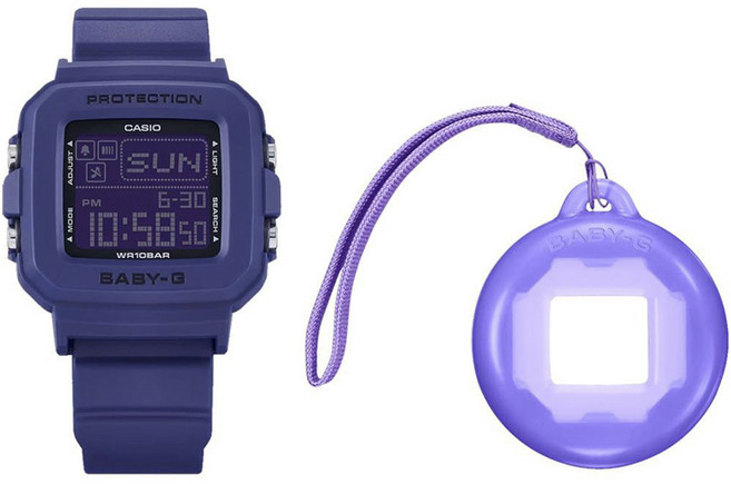 CASIO 卡西歐 BABY-G PLUS WR 100 防水防震女性運動手錶 BGD-10K-2JR