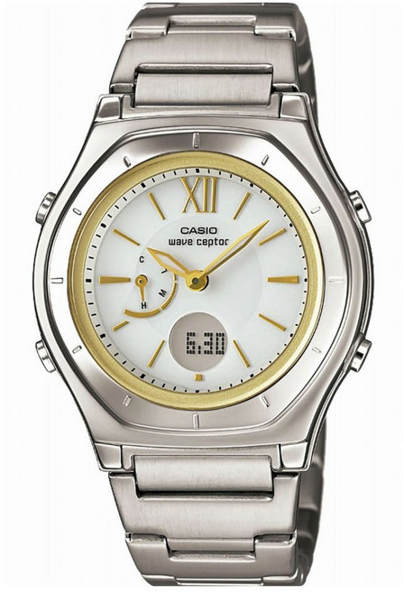 CASIO 卡西歐 Wave Ceptor Radio Solar女款金屬腕錶 LWA-M160D-7A2JF