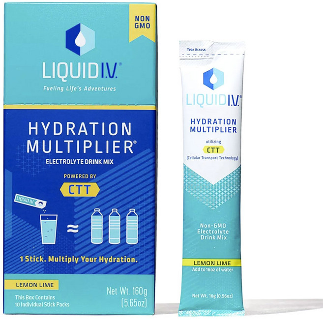 Liquid Iv 水份補充綜合能量飲隨身包 檸檬風味, 16g, 10包