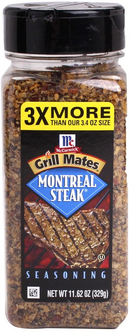 McCormick 味好美 Grill Mates蒙特婁牛排調味料, 1罐, 329g