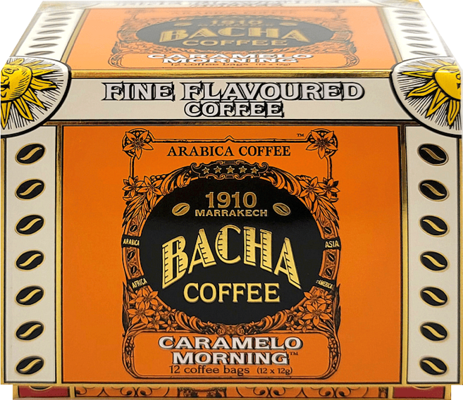BACHACOFFEE 焦糖早晨濾掛咖啡禮盒, 1盒, 12包, 12g