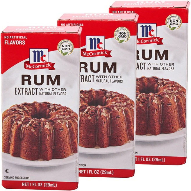 McCormick 味好美 蘭姆酒萃取液, 29ml, 3瓶