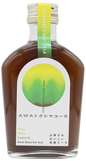 BandoSyokuhin AWA德島柚子酸味可樂, 1個, 200ml