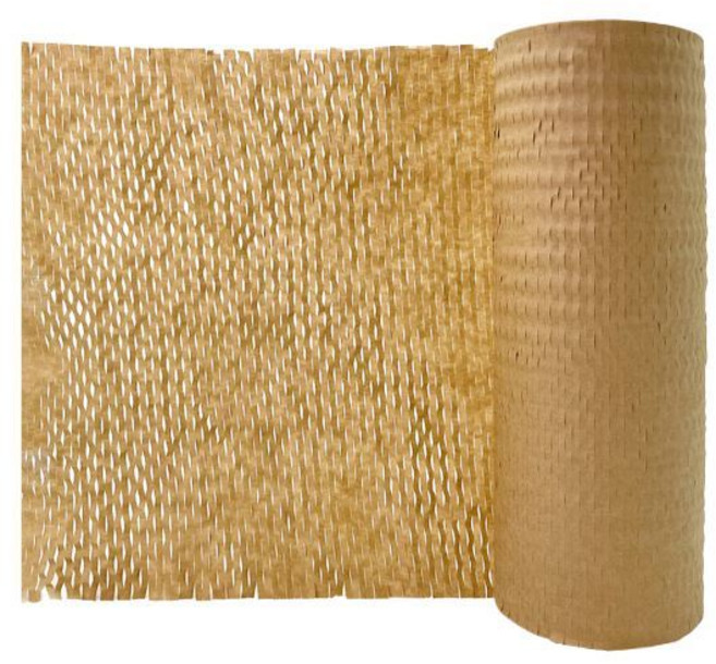 蜂巢防撞包裝紙, 【牛皮色】30cm【寬】*10m【長】