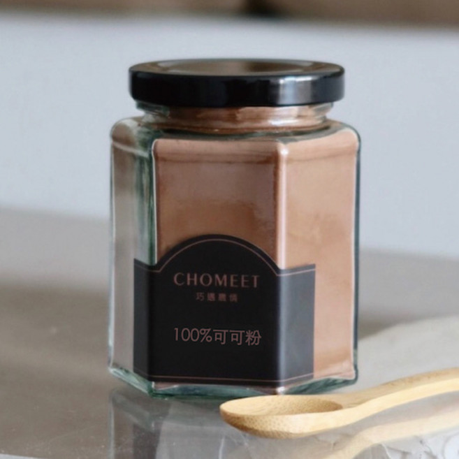CHOMEET 無糖無鹼化生可可粉 100g, 1個, 1個裝
