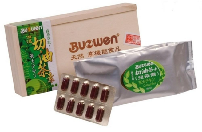 BUWEN 伯溫生技 切油茶素 兒茶素, 60顆