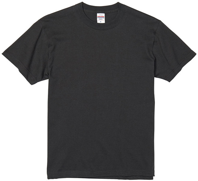 United Athle 500101 5.6oz 純棉素Tee 短袖T恤, 深灰色