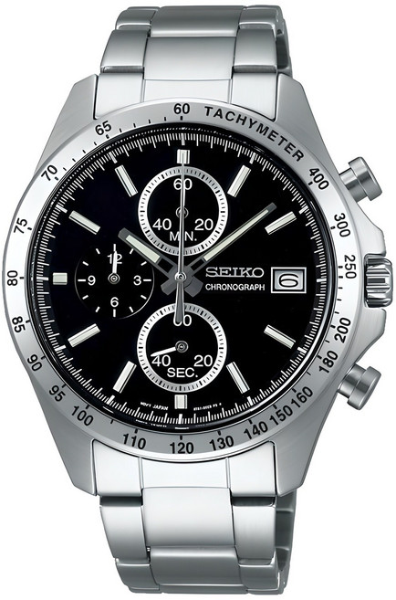 Seiko 精工 Quartz Chronograph男士金屬腕錶 SBTR005