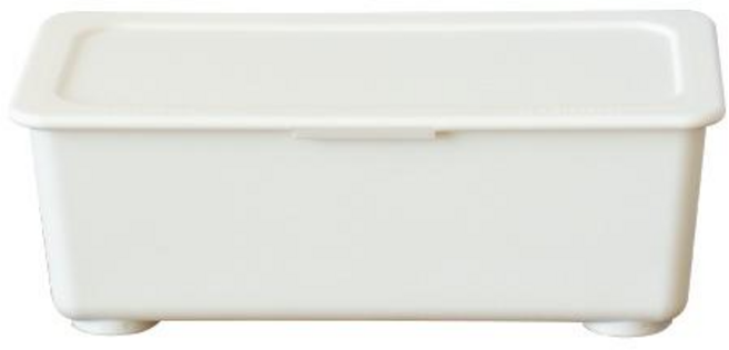 聯府 KEYWAY 你可附蓋收納盒 TLR8, 白色, 1個