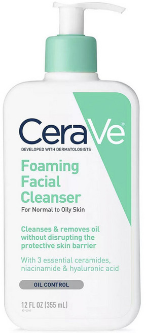 CeraVe 泡沫潔面乳, 355ml, 1個