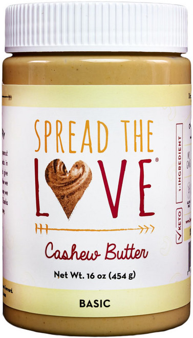 SPREAD THE LOVE 腰果醬, 1個, 454克