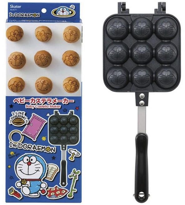 Skater 哆啦A夢造型雞蛋糕烤盤, 1個, 35.7 厘米