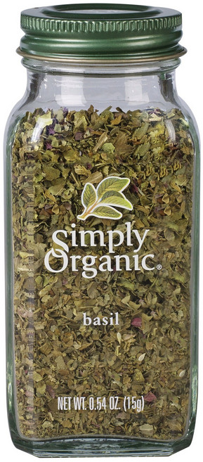 Simply Organic 調味羅勒, 1個, 15g