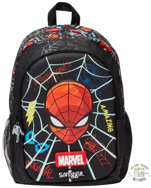 Smiggle Marvel 漫威兒童書包 蜘蛛人主題大容量背包 輪式設計