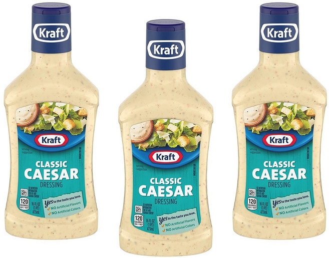 Kraft 卡夫 凱撒醬, 3瓶, 473ml
