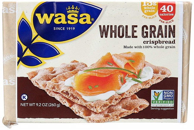 wasa 全穀無脂酥脆麵包餅乾, 1包, 260g