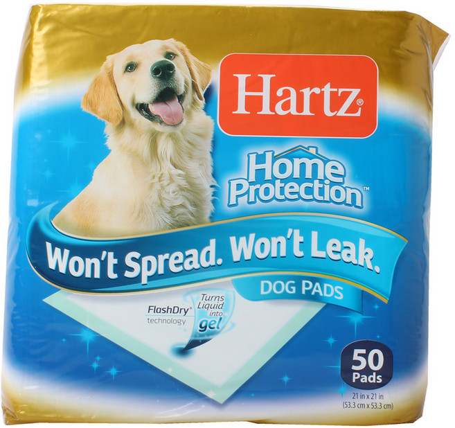 Hartz 家庭保護狗便盆墊, 1組, 50入