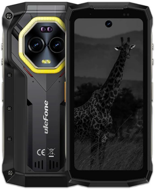 Ulefone Armor Mini 20 Pro 5G 迷你三防手機 6400萬夜視 4.7吋 安卓14, 黑色, 256GB