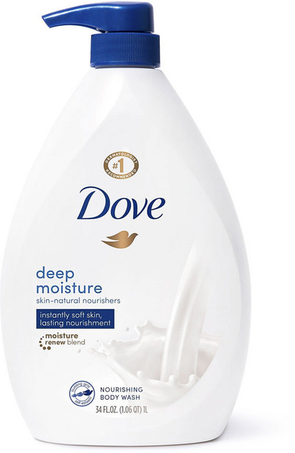 Dove 多芬 深層保濕滋養沐浴露, 1個, 1L