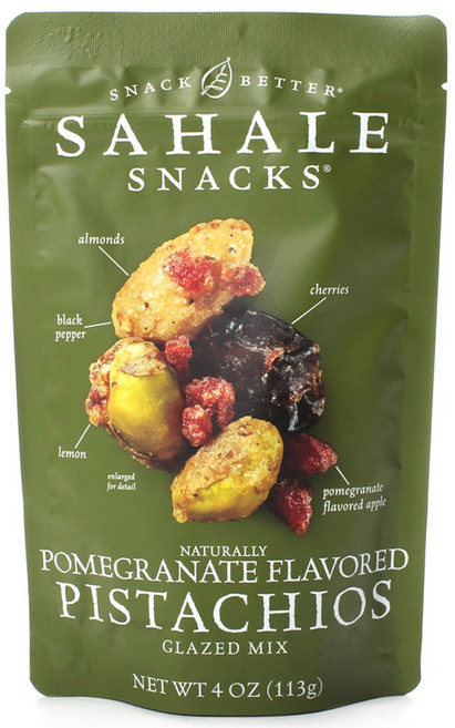 SAHALE SNACKS 綜合風味堅果, 石榴開心果, 1個