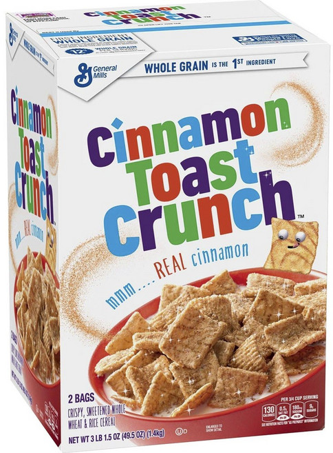 General Mills 肉桂吐司脆麥片, 1盒, 1.4kg