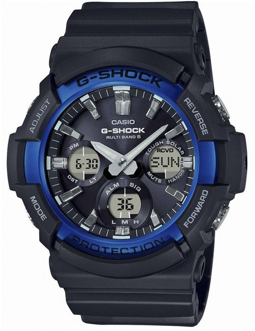 CASIO 卡西歐 G-SHOCK Multi Band 6 Protection Tough Solar 電波男款手錶 GAW-100B-1A2JF
