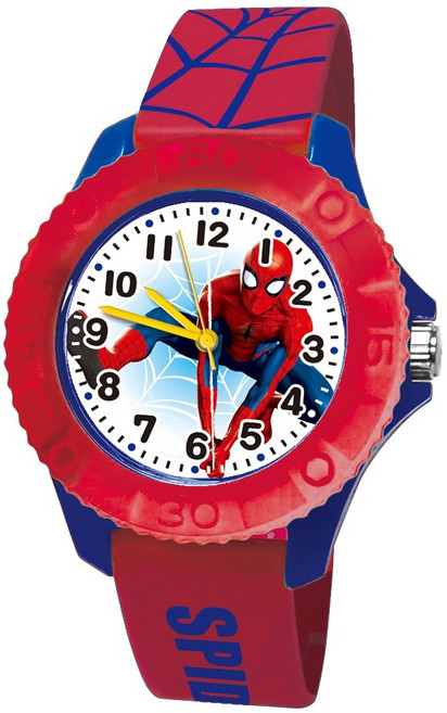 【Marvel漫威】兒童手錶 戰鬥蜘蛛人雙色錶殼 卡通造型手錶 兒童時尚配件