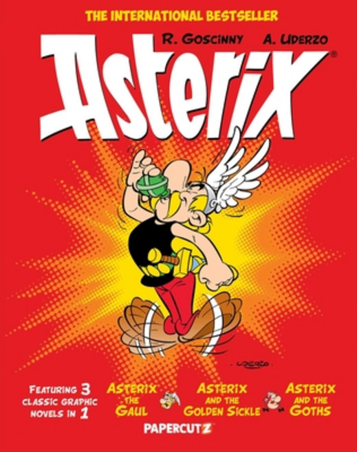 Asterix Omnibus #1: Collects Asterix the Gaul Asterix and the Golden Sickle and Asterix and the Goths 平裝版, Papercutz, 英文
