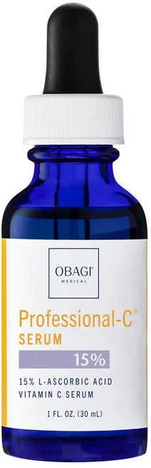 OBAGI 15%左旋C精華液 提亮膚色 改善暗沉 緊緻肌膚, 1個, 30ml