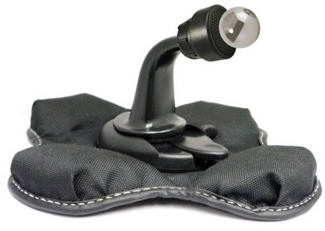 Garmin DriveSmart 86 車用布質防滑固定座 沙包支架, 1個, 黑色