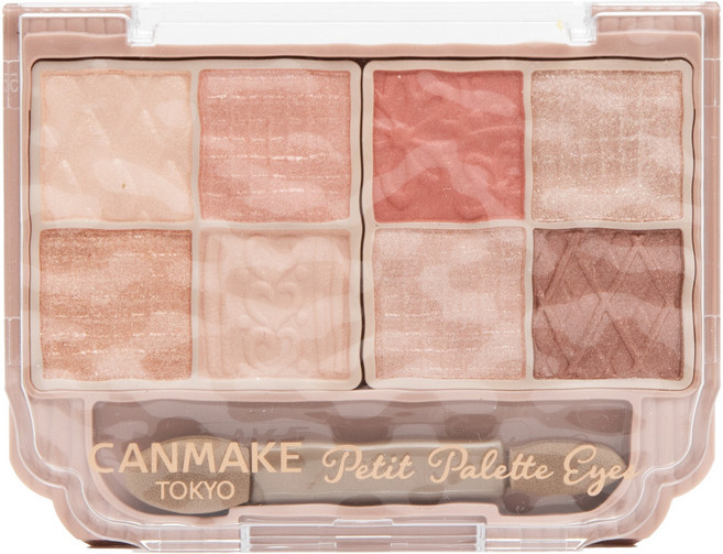 CANMAKE 耀目優雅8色眼影盤, 1盒, 01 Plume Flower
