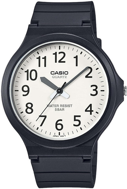 CASIO 卡西歐 男款石英5Bar聚氨酯腕錶 MW-240-7BJ