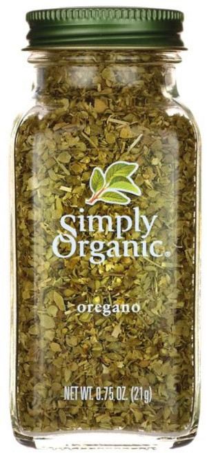 Simply Organic 奧勒岡葉, 1罐, 21g