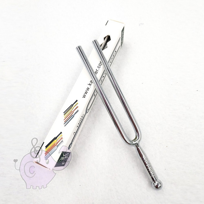 卡派爾 KAPAIER 圓形音叉-愛樂芬音樂 精準調音 音色清脆 攜帶方便, A440Hz,銀色