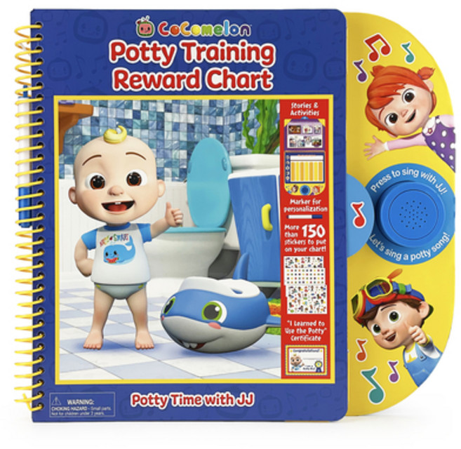 (英文圖書)Cocomelon Potty Training Reward Chart 精裝版, Cottage Door Press, 英文